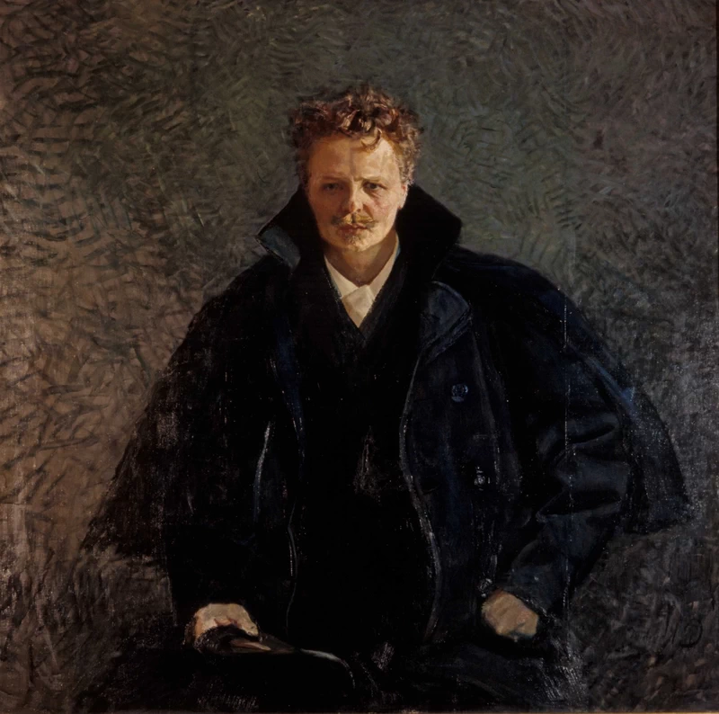 Ritratto di August Strindberg - Norsk Folkemuseum, Oslo